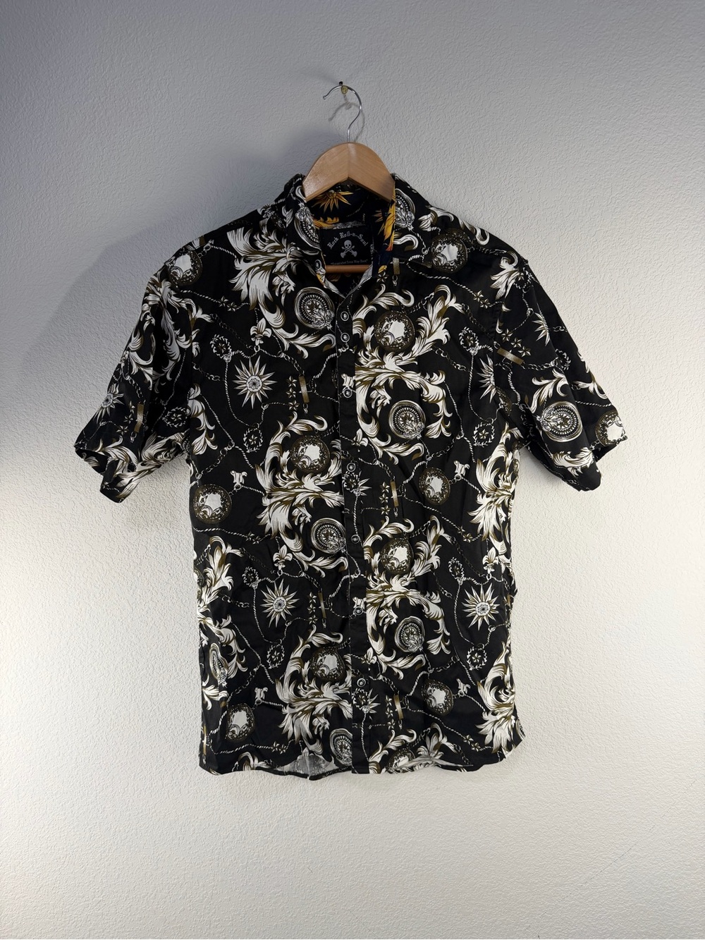 Rock Roll n Soul Floral Print Shirt Sz L